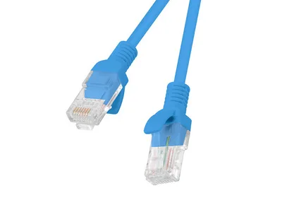 Cable red lanberg latiguillo cat.6 utp 15m azul fluke passed