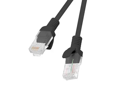 Cable red lanberg latiguillo cat.6 utp 10m negro fluke passed