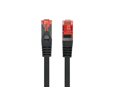 Cable red lanberg latiguillo cat.6 s - ftp lszh cu 10m negro fluke passed