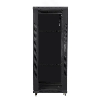 Armario rack lanberg de suelo 32u - 600x600x1603 19 pulgadas flat pack negro
