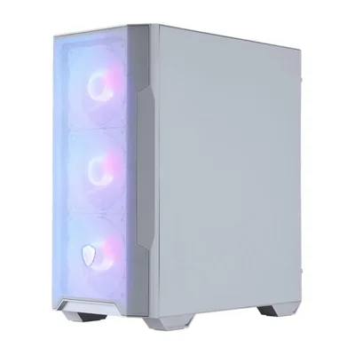 Caja ordenador gaming msi mag forge m100r m - atx argb cristal templado blanco