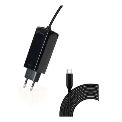 Cargador de pared tooq tqlc - usbcgan45pd - c 45w gan usb tipo c negro