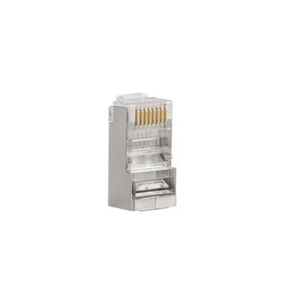 Conector lanberg cat.6 f - utp 8p8c pass through type pack 20 uds