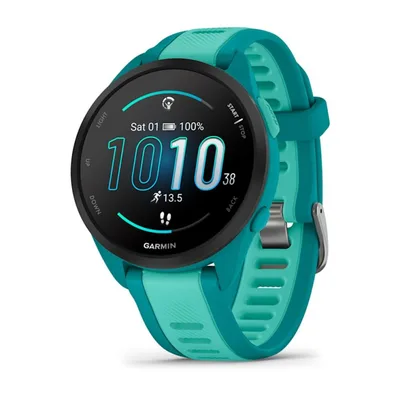 Garmin forerunner 165 music - reloj inteligente para correr con gps - pantalla táctil amoled - métricas optimizadas - planes de entrenamiento - pay - autónomía de 11 días - azul