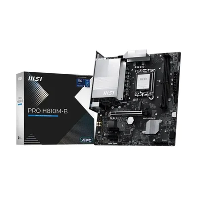 Placa base msi pro pro h810m - b lga 1851 matx -  2x ddr5 -  4x sata3
