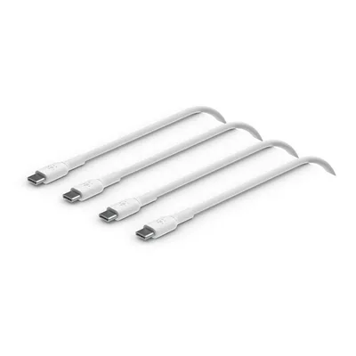 Cable usb tipo c belkin 1m -  macho - macho -  blanco 2 unidades