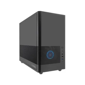 Caja ordenador coolbox mp2 frontal rejilla matx negro usb 3.2