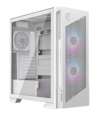Caja ordenador gaming msi mpg velox 300r airflow pz atx argb blanca
