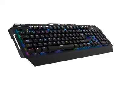Teclado gaming conceptronic kronic01es mecanico rgb usb 8 teclas programables