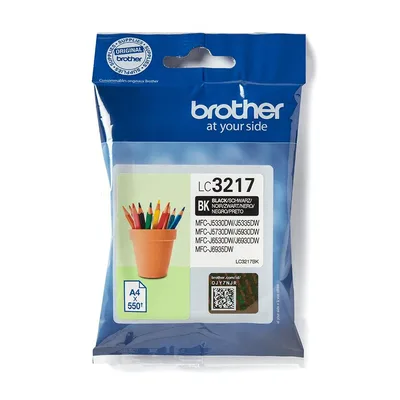 Cartucho tinta brother lc3217bk negro 550 paginas mfcj5330dw -  mfcj5730dw -  mfcj6530dw -  mfcj6930dw