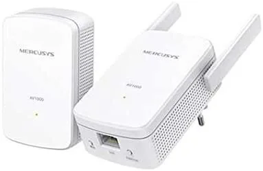 Kit de repetidores wifi mercusys mp510 kit av1000 gigabit -  300mbps -  pack 2 unidades