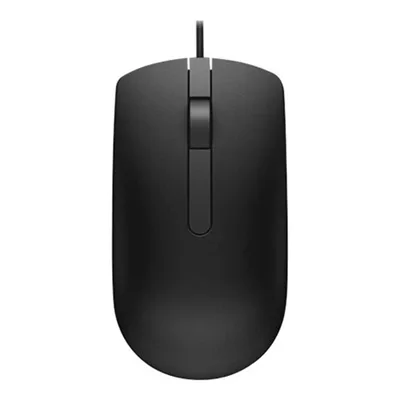 Mouse raton dell ms116 optico  botones + scroll 1000ppp usb negro