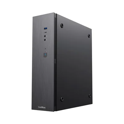 Caja ordenador coolbox t370 - bz matx negro con fuente tfx bronze