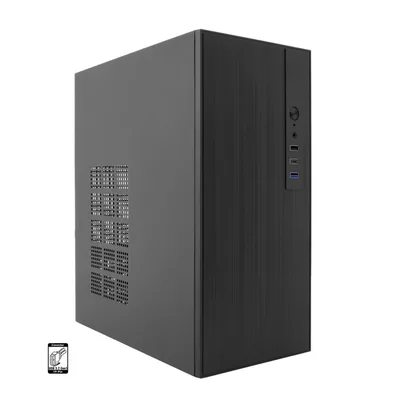 Caja ordenador coolbox m460 m - atx negro usb - c con fuente 500w