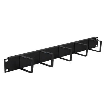 Panel pasa cables wp 1u -  metalico -  negro