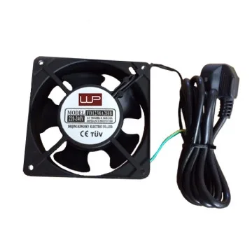 Ventilador caja para rack wp 220v -  120x120x38mm enchufe schuko 2m