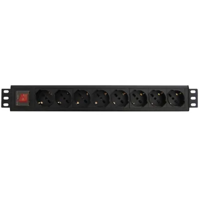 Regleta rack wp 1u 8 enchufes schuko con interruptor