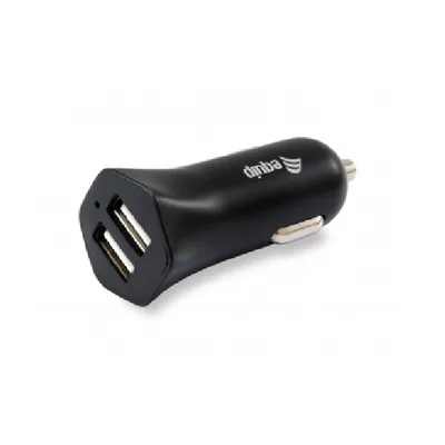 Cargador equip life 5v 2xusb  para coche 12 - 24v 2.4a 12w