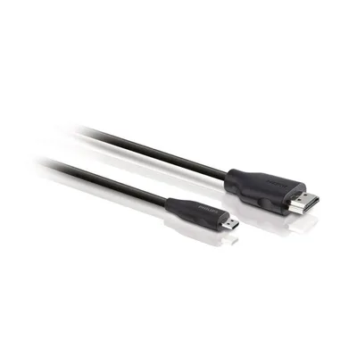 Cable micro hdmi philips 1.5m -  macho - macho -  negro