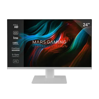 Monitor mars gaming mv24w 24 pulgadas fhd 120hz