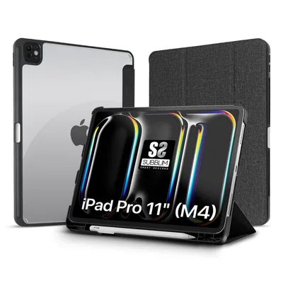 Funda subblim clear shock case para ipad pro 11 pulgadas 2024 negro