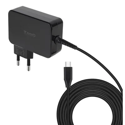 Cargador de portatil tooq tqlc - usbcgan100pd 100w usb - c negro