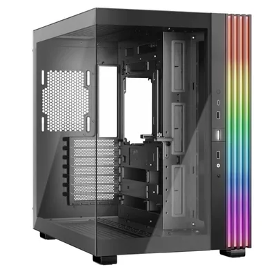 Caja ordenador gaming be quiet! light base 600 dx atx argb vidrio negra