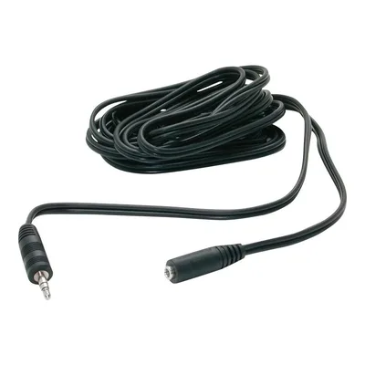 Cable mini jack 3.5mm startech 3.7m -  macho - hembra -  negro