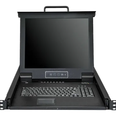 Consola kvm startech de montaje en rack de servidores 17 pulgadas