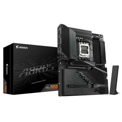 Placa base gigabyte b850 aorus stealth atx am5 -  4x ddr5 -  2x sata3