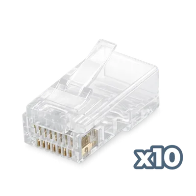 Conector phasak rj 45 cat. 6 utp (10 unid) phk 45c6