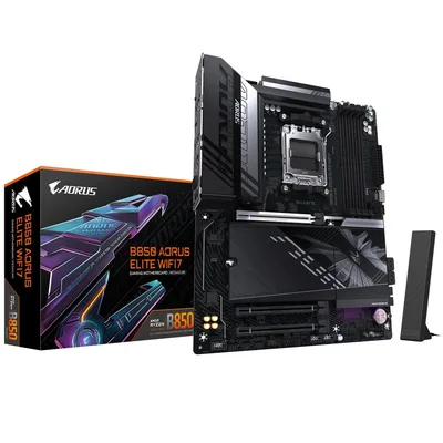Placa base gigabyte b850 aorus elite wifi7 am5 atx -  4x ddr5