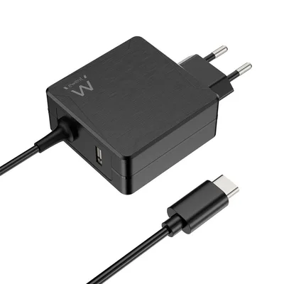 Cargador de pared usb tipo c ewent ew3978 1 x usb tipo a 65w pd power delivery