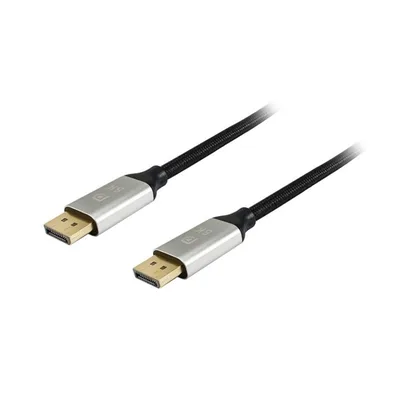 Cable displayport 8k premium equip 1m -  macho - macho -  negro