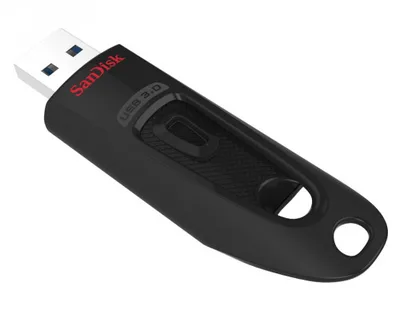Memoria usb 3.0 sandisk 128gb cruzer ultra negro