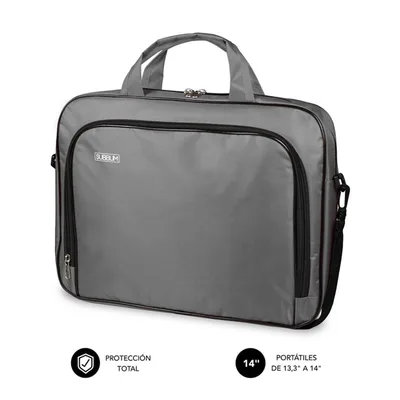 Maletin subblim oxford para portatil 13.3 pulgadas - 14 pulgadas gris