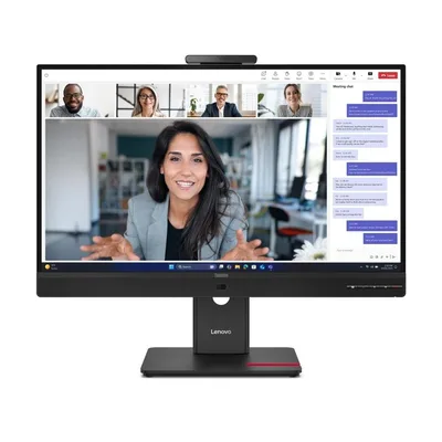 Monitor led 23.8 pulgadas lenovo thinkvision t24 - 4v ips -  fhd -  dp -  hdmi -  vga -  120hz -  4ms -  vesa 100x100 -  webcam