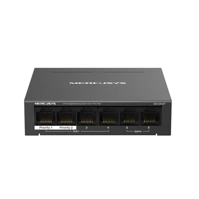 Switch mercusys ms106gp 6 puertos