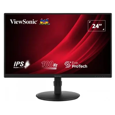Monitor led 24 pulgadas viewsonic vg2408a - mhd ips -  fhd -  dp -  hdmi -  vga -  100hz -  5ms -  vesa 100x100