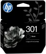 HP Cartucho de tinta original 301 negro