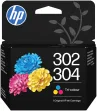 HP Cartucho de Tinta Original 302/304 tricolor