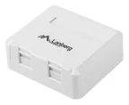 Lanberg OK1-0002-W caja de conexiones de red Cat6 Blanco