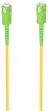 AISENS Cable Fibra Óptica Latiguillo G657A2 3.0 9/125 SMF Simplex CPR DCA LSZH, SC/APC-SC/APC, Amarillo, 20m