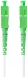 Lanberg FO-SASA-SS21-0100-WH Cable de fibra óptica e InfiniBand 10 m SC Verde, Blanco