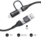 SUBBLIM CABLE TOP 4IN1 60W C-C-L-A 1m
