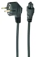 Gembird PC-186-ML12-0.5M cable de transmisión Negro 0,5 m CEE 7/7 C5 acoplador