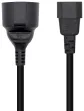 AISENS Cable Alimentación 16A, C14/M A CEE7/H, 25cm
