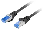 Lanberg PCF6A-10CC cable de red Negro 5 m Cat6a S/FTP (S-STP)