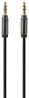Gembird Cable CCAP-444-0.75M (Mini Jack M - Mini Jack M; 0,75m; black color) cable de audio 3,5mm Negro