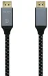 AISENS Cable Displayport V1.4 8k@60hz, DP/M-DP/M, Gris/Negro, 0.5m
